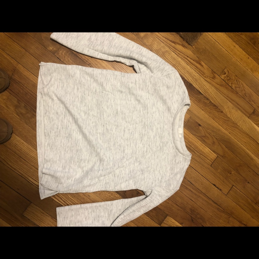 Gap Heather Grey Pullover Sweater - image 1